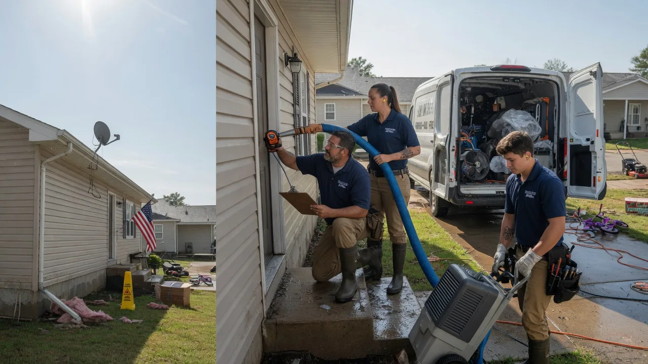 Ceiling Water Damage Restoration in Browerville, MN near me